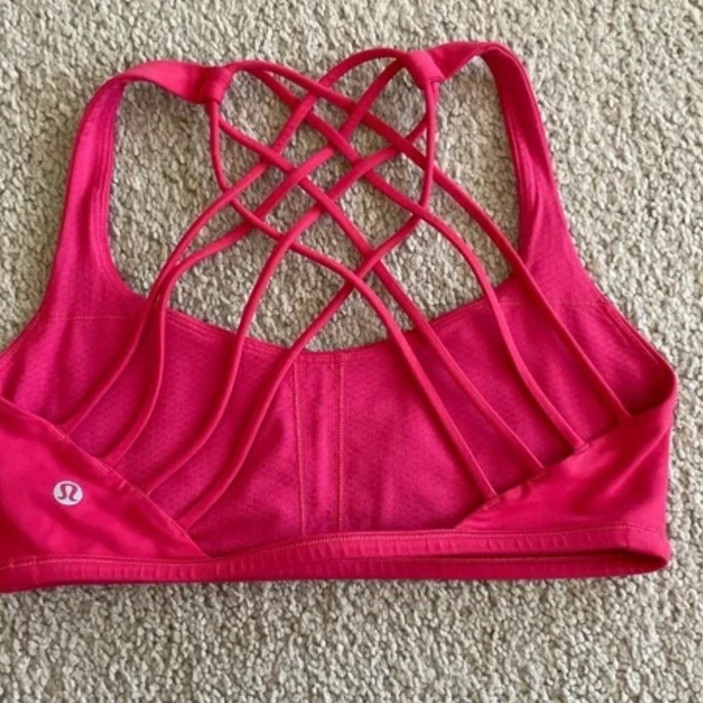 Lululemon Pink Intimates Bra with Racerback - Picture 3 of 4